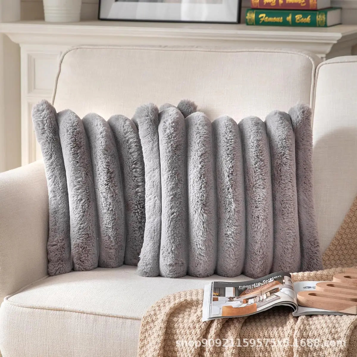 Cozy Velvet Home Cushion Cover