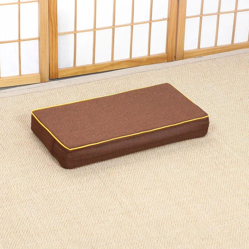 Premium Zen Zafu Meditation Cushion – Thickened Linen Support