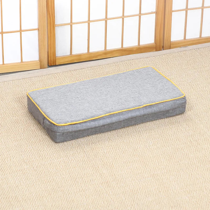 Premium Zen Zafu Meditation Cushion – Thickened Linen Support