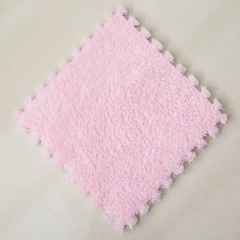 Premium Soft Plush Interlocking Play Mat Tiles – Kids & Home Comfort