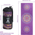 Non-Slip Hot Yoga Mat Towel – Quick-Dry with Corner Pockets