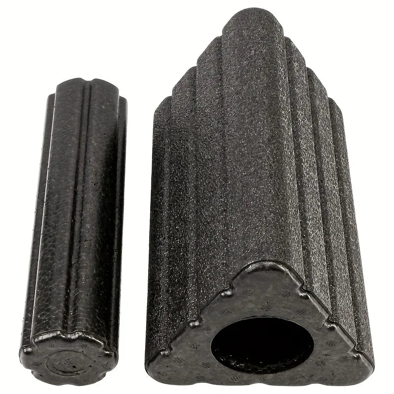 2-in-1 EPP Foam Roller & Triangular Yoga Block Set