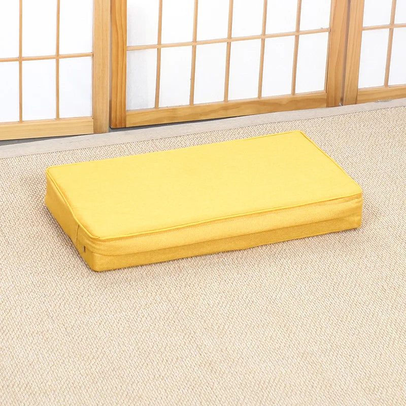 Premium Zen Zafu Meditation Cushion – Thickened Linen Support