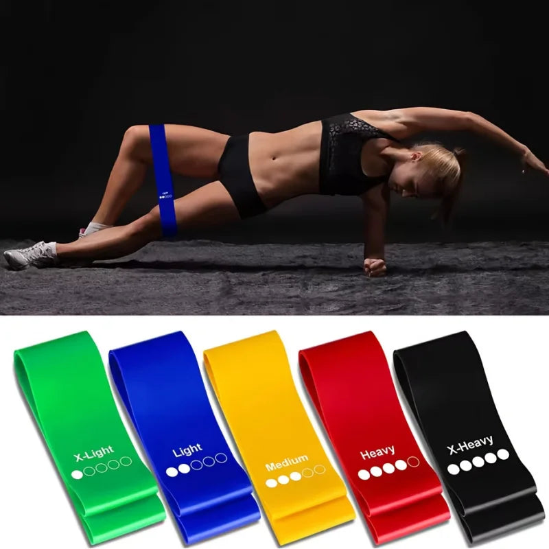 Pro-Fit Elastic Resistance Bands Set (5 Levels)