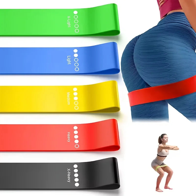 Pro-Fit Elastic Resistance Bands Set (5 Levels)