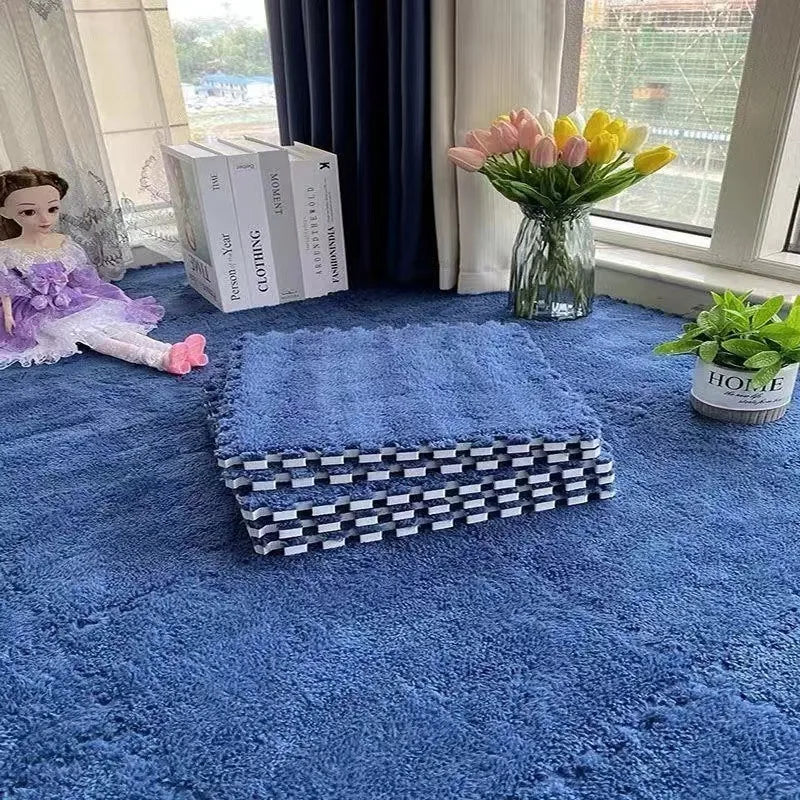 Premium Soft Plush Interlocking Play Mat Tiles – Kids & Home Comfort